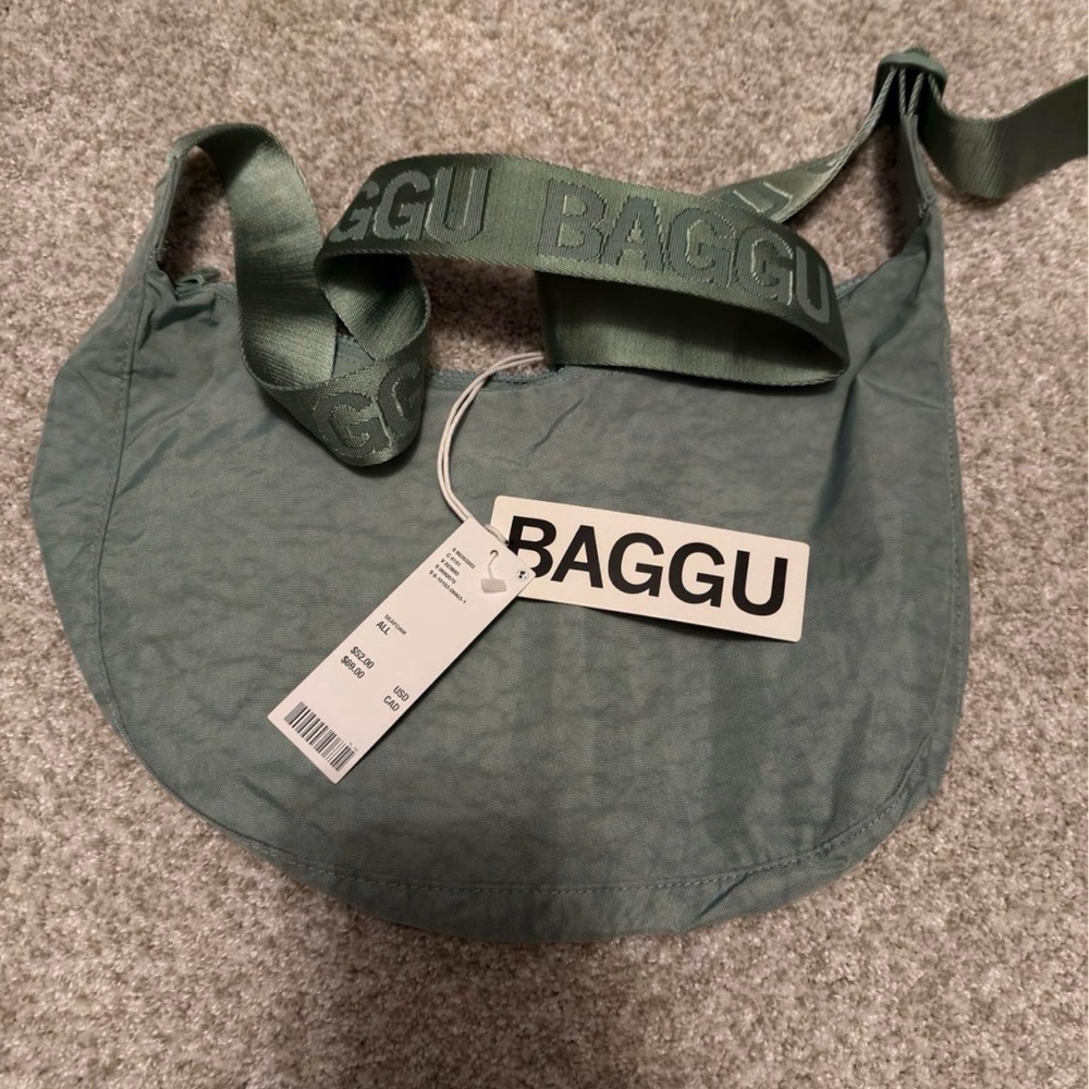 BAGGU Green Crossbody Bag